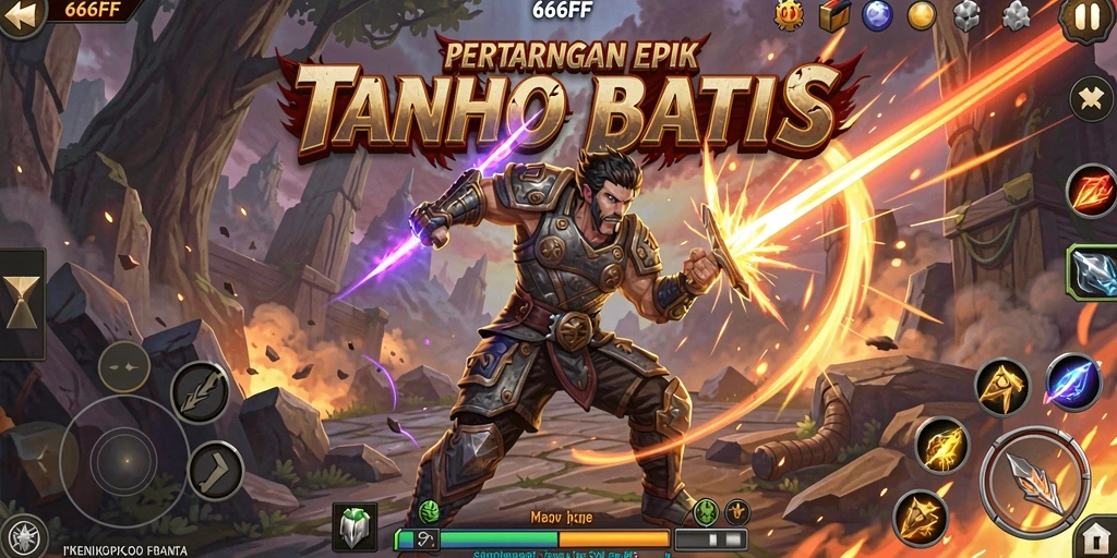 Gameplay seru dalam pertarungan epik 666FF.