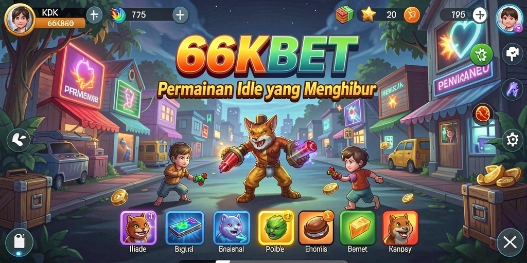Tampilan utama gameplay 66KBET yang menarik dan memikat.