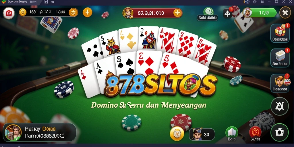 Screenshot utama <strong>8728SLOTS</strong> menunjukkan gameplay Domino yang seru.