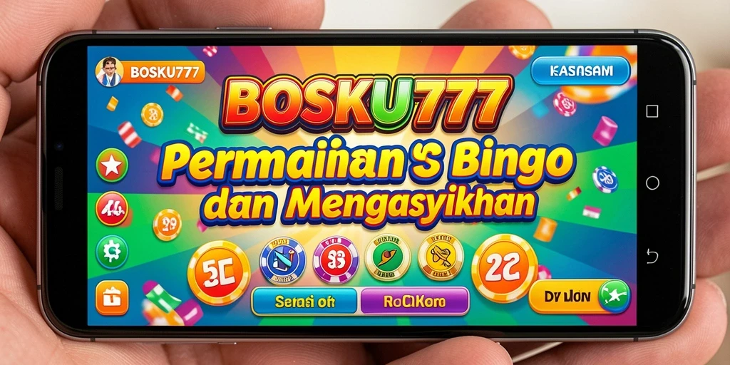 Tampilan menarik dari gameplay Bingo di BOSKU777.