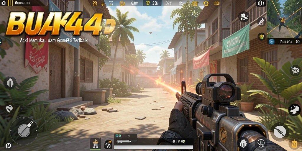 Tampilan gameplay memukau dari BUAH4D yang penuh aksi.