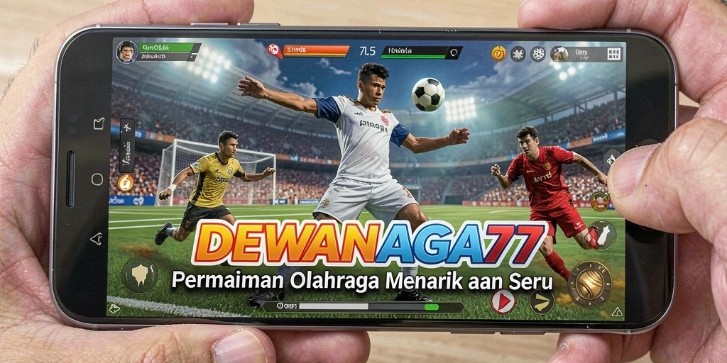 Screenshot DEWANAGA77 menampilkan gameplay seru dalam berbagai mode olahraga.