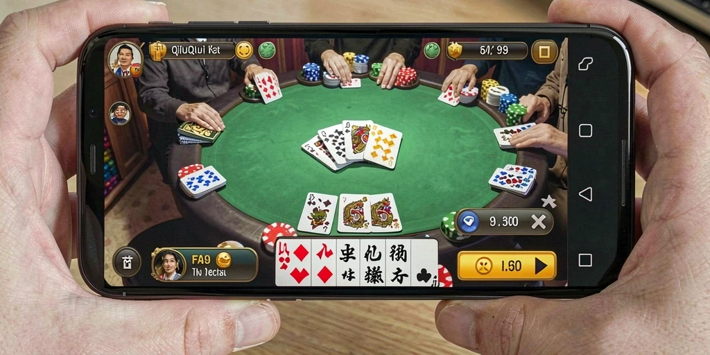 Tampilan seru gameplay QiuQiu di FA99 yang penuh strategi.