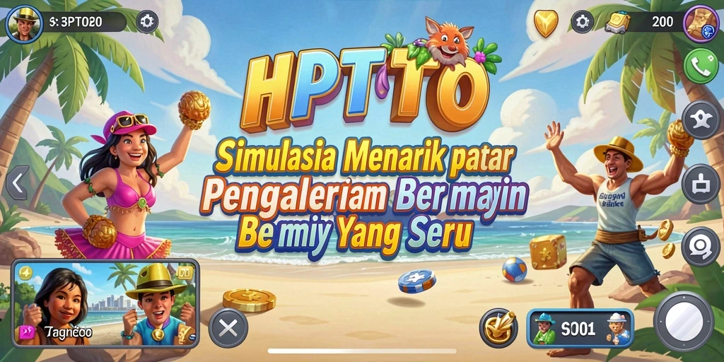 Gameplay seru dan interaktif di HPTOTO.