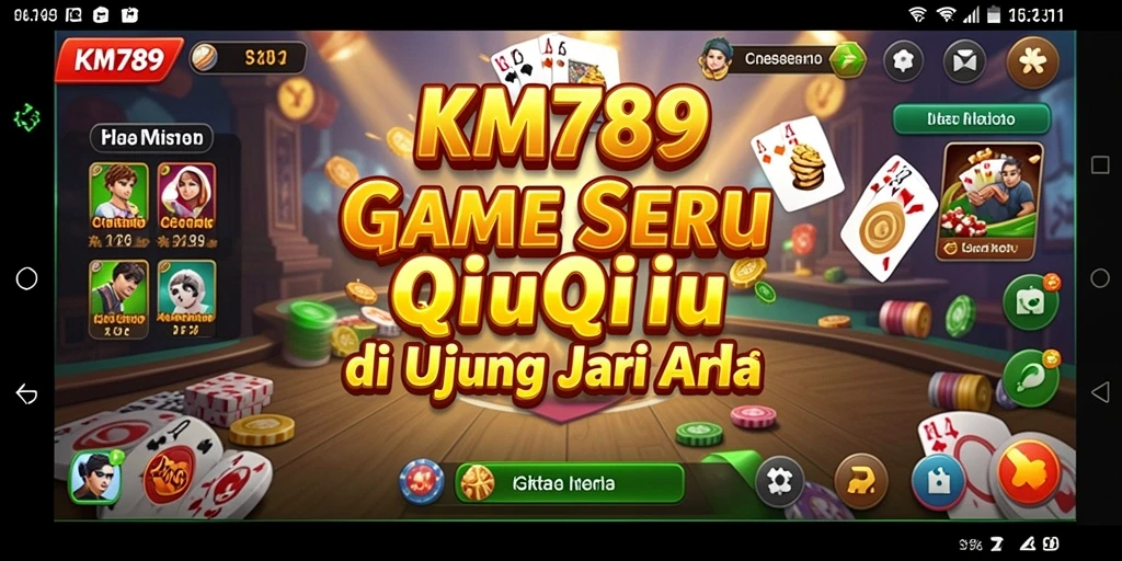 Tampilan menarik dari gameplay QiuQiu di KM789.