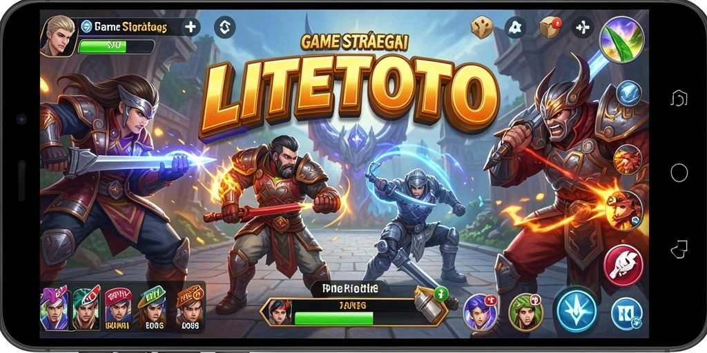 Screenshot menunjukkan aksi strategis dalam LITETOTO yang seru.