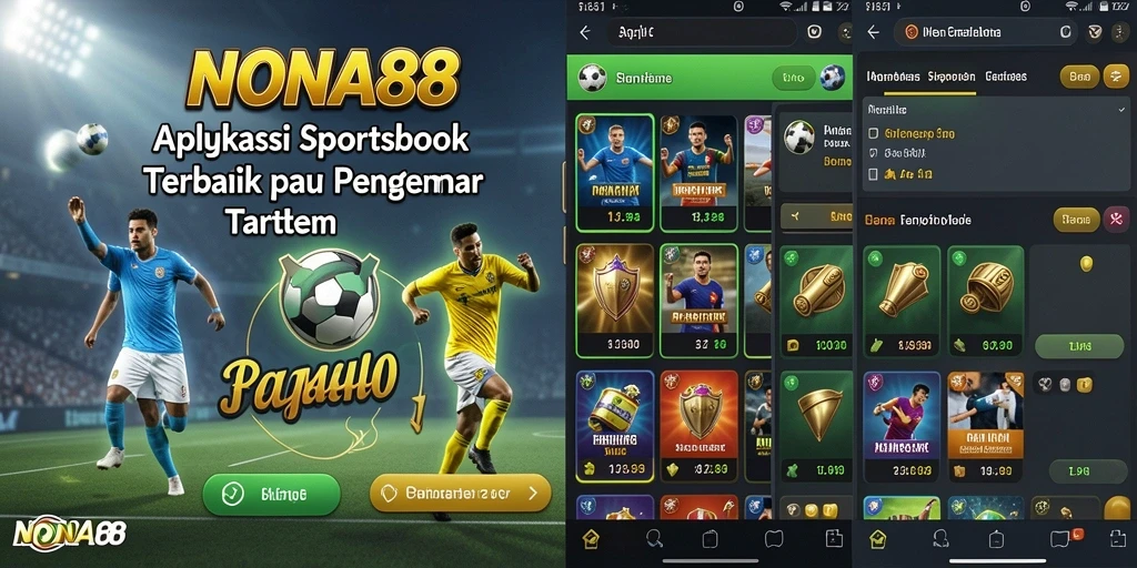Screenshot utama NONA88 yang menampilkan gameplay Sportsbook yang menarik.
