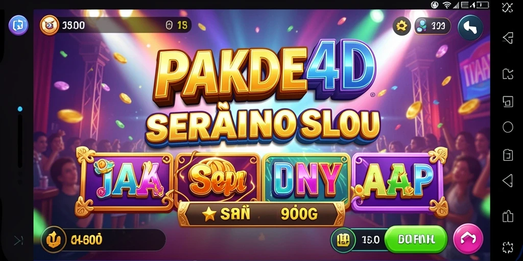 Tampilan gameplay PAKDE4D yang memukau dan penuh warna.