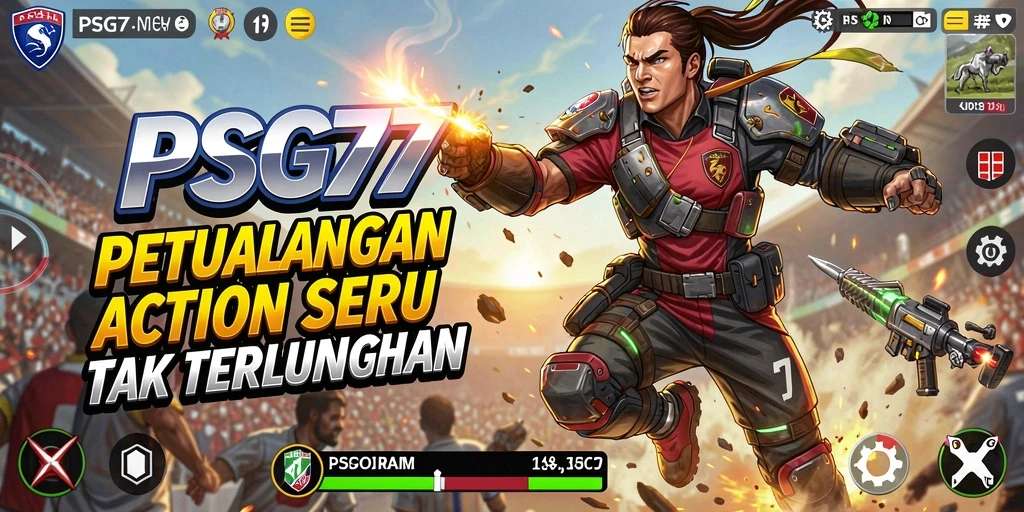 Tampilan gameplay PSG77 yang menakjubkan dan seru di tengah aksi.