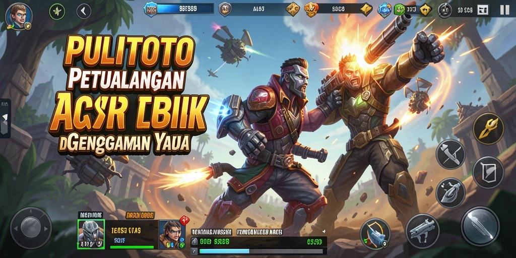 Tampilan gameplay PULITOTO yang mendebarkan dan penuh aksi.