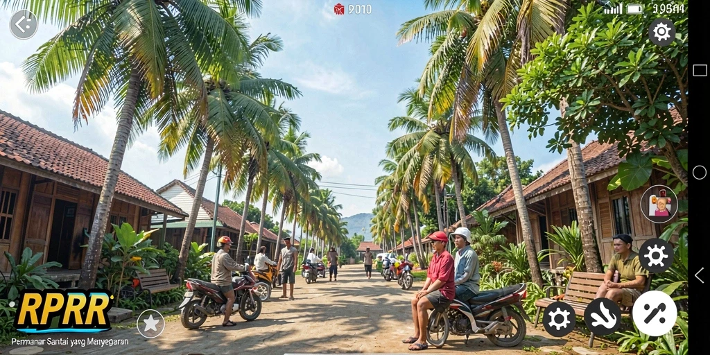 Tampilan gameplay RPRR yang ceria dan mengasyikkan.