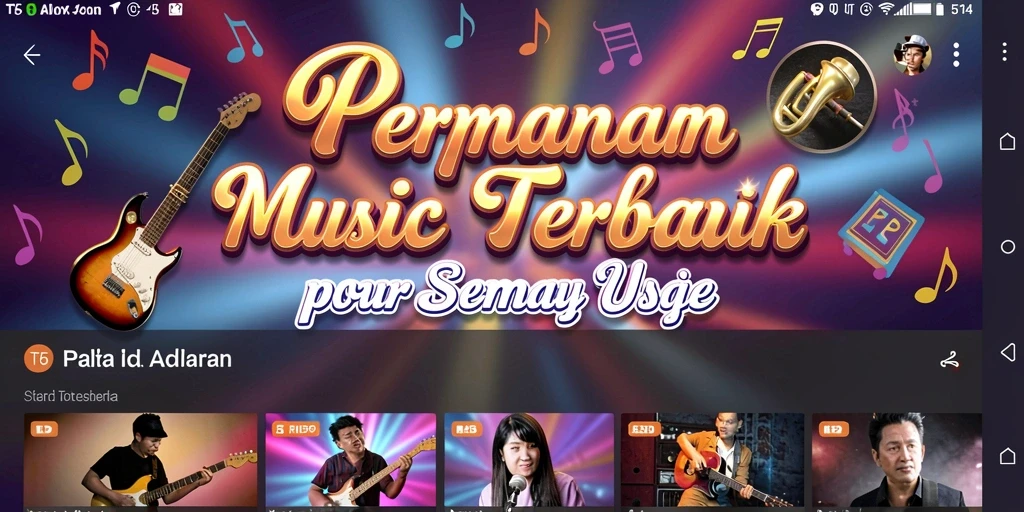 Tampilan gameplay <strong>T6</strong> yang seru dengan berbagai tantangan musik.