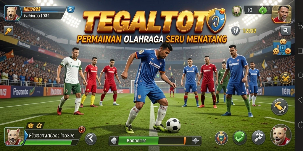 Screenshot gameplay TEGALTOTO yang menunjukkan aksi seru olahraga.