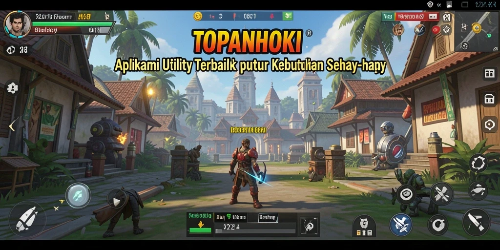 Tampilan utama TOPANHOKI yang menampilkan fitur pengatur waktu dan pengingat.
