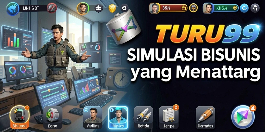 Screenshot TURU99 menampilkan gameplay menarik dalam mengelola bisnis.