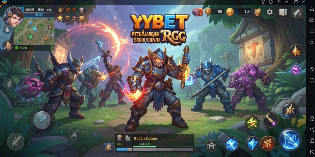 Tampilan gameplay RPG yang seru dan menantang dari YYBET.